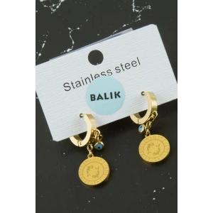 ieg™ Balık Burcu Çelik Küpe