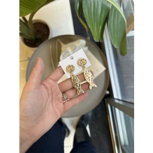 ieg™ Balık Küpe - Altın