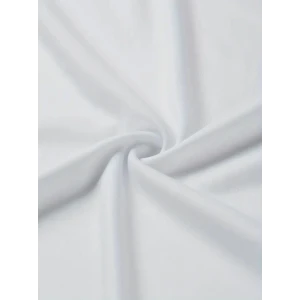 ieg™ Baskılı Oversize Bisiklet Yaka T-shirt - Beyaz