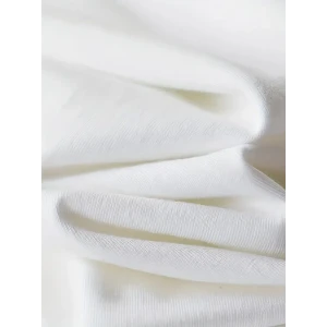 ieg™ Baskılı Oversize Bisiklet Yaka T-shirt - Beyaz