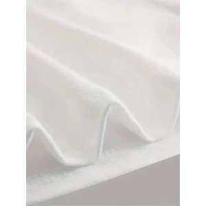 ieg™ Baskılı Oversize Bisiklet Yaka T-shirt - Beyaz