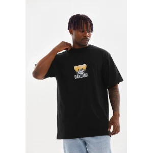 ieg™      Baskılı Oversize T-Shirt - Siyah -