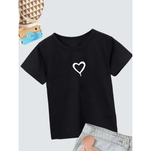 ieg™        Baskılı T-Shirt - Siyah -