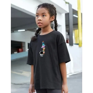 ieg™        Baskılı T-Shirt - Siyah -