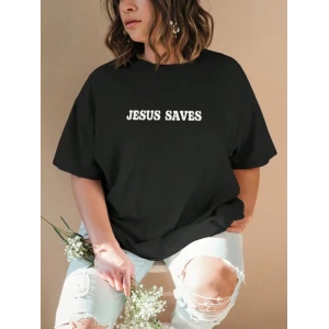 ieg™ Baskılı T-shirt - Siyah