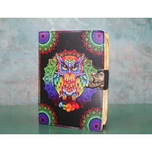 ieg™ Baykuşlu Deri Defter Model 2