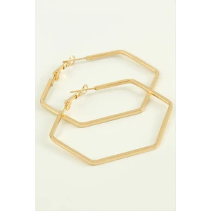 ieg™ Beşgen Halka Küpe 6 cm