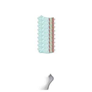 ieg™ Beyaz Kadın Bilek Çorap 9 çift