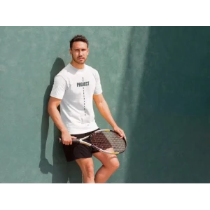 ieg™      Bisiklet Yaka Baskılı Oversize T-Shirt - Beyaz -