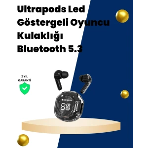 ieg™ Bluetooth 5.3 Kablosuz Kulaklık 30mm Sürücü LED Ekranlı Mikrofonlu