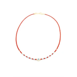 ieg™ Boncuk Göz Kolye - Bordo