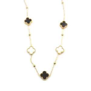 ieg™ Boncuklu Yonca Kolye - Altın