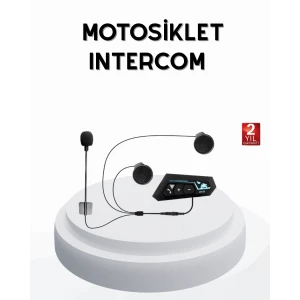 ieg™ BT22 Kablosuz Kask Kulaklığı – Bluetooth 5.0, Intercom, Su Geçirmez ve Uzun Ömürlü Batarya