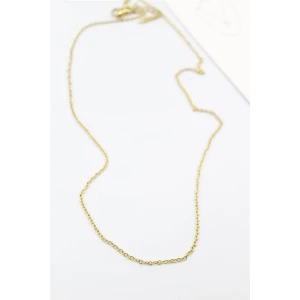 İEG Çelik Zincir Kolye - 45 cm - Altın