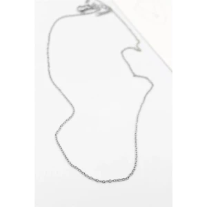İEG Çelik Zincir Kolye - 45 cm - Gümüş