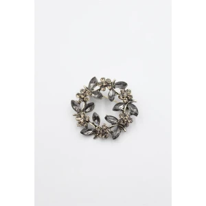 ieg™ Çiçek Broş - Siyah