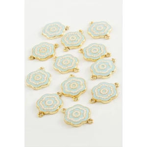 ieg™ Çiçek Çift Kulplu Mineli Bileklik ve Kolye Ucu Aparatı 1 Adet