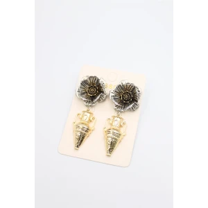 ieg™ Çiçek Küpe - ÇOK RENKLİ