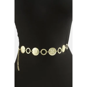 ieg™ Çiçek Metal Zincir Kemer