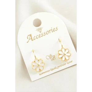 ieg™ Çiçek Mineli Klipsi Küpe