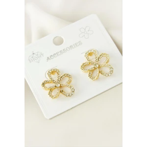 ieg™ Çiçek Taşlı Küpe