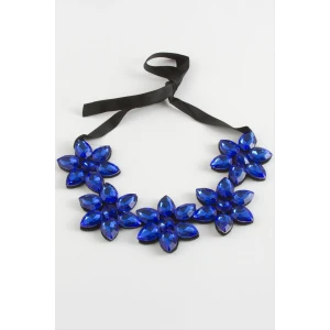 ieg™ Çiçek Taşlı Yaka Kolye