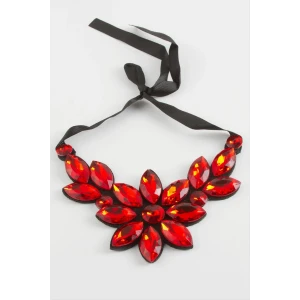 ieg™ Çiçek Taşlı Yaka Kolye