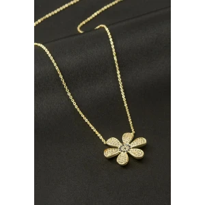 ieg™ Çiçek Zirkon Taşlı Kolye