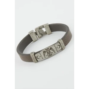 ieg™ Çift Başlı Kartal Suni Deri Bileklik