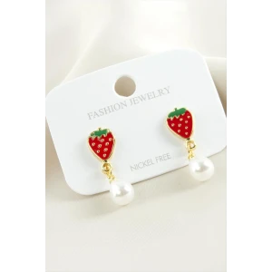 ieg™ Çilek Mineli İnci Küpe