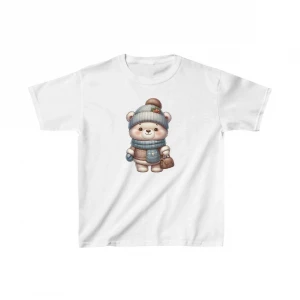 ieg™   Çocuk Baskılı T-Shirt - Beyaz