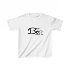 ieg™   Çocuk Baskılı T-Shirt - Beyaz