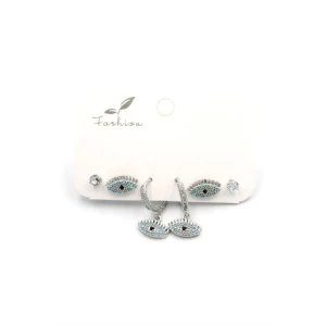 ieg™ Çoklu Göz Küpe - Gümüş