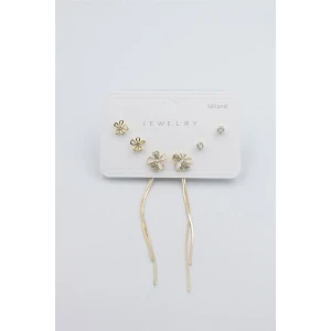 İEG Çoklu Set Küpe - Altın