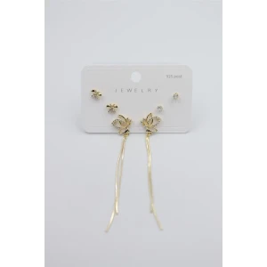 İEG Çoklu Set Küpe - Altın