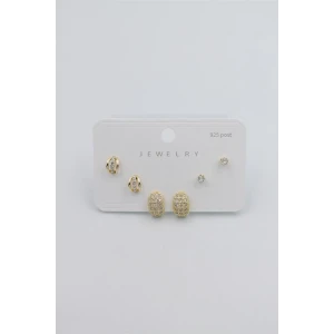 İEG Çoklu Set Küpe - Altın