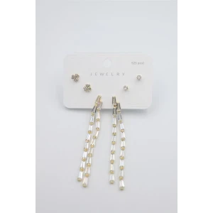 İEG Çoklu Set Küpe - Altın