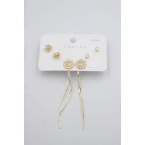 İEG Çoklu Set Küpe - Altın