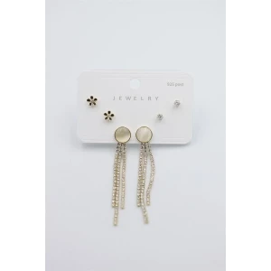 İEG Çoklu Set Küpe - Altın