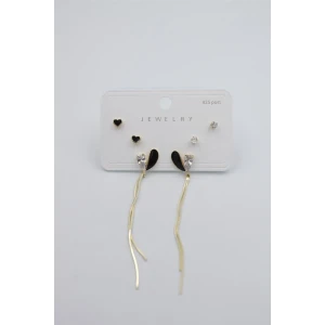 İEG Çoklu Set Küpe - Altın