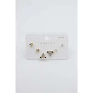 İEG Çoklu Set Küpe - Altın