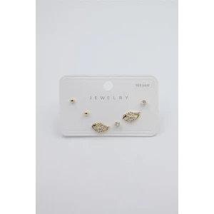 İEG Çoklu Set Küpe - Altın