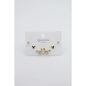 ieg™ Çoklu Set Küpe - Altın