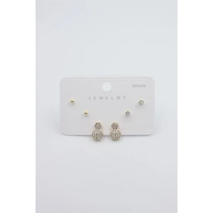 İEG Çoklu Set Küpe - Altın