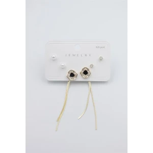 İEG Çoklu Set Küpe - Altın