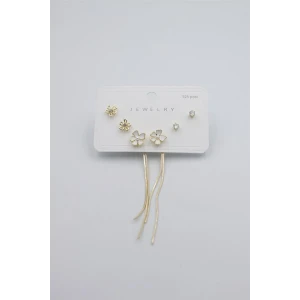 İEG Çoklu Set Küpe - Altın