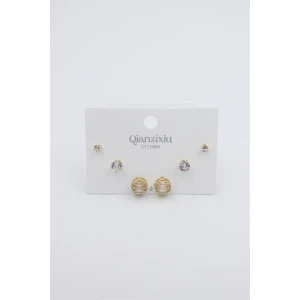 ieg™ Çoklu Set Küpe - Altın