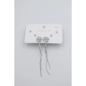 ieg™ Çoklu Set Küpe - Gümüş