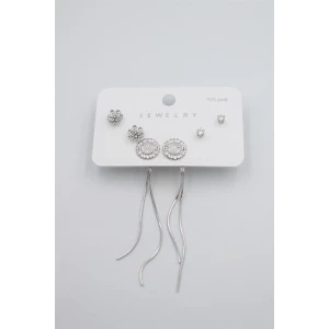 ieg™ Çoklu Set Küpe - Gümüş