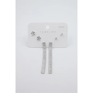 ieg™ Çoklu Set Küpe - Gümüş